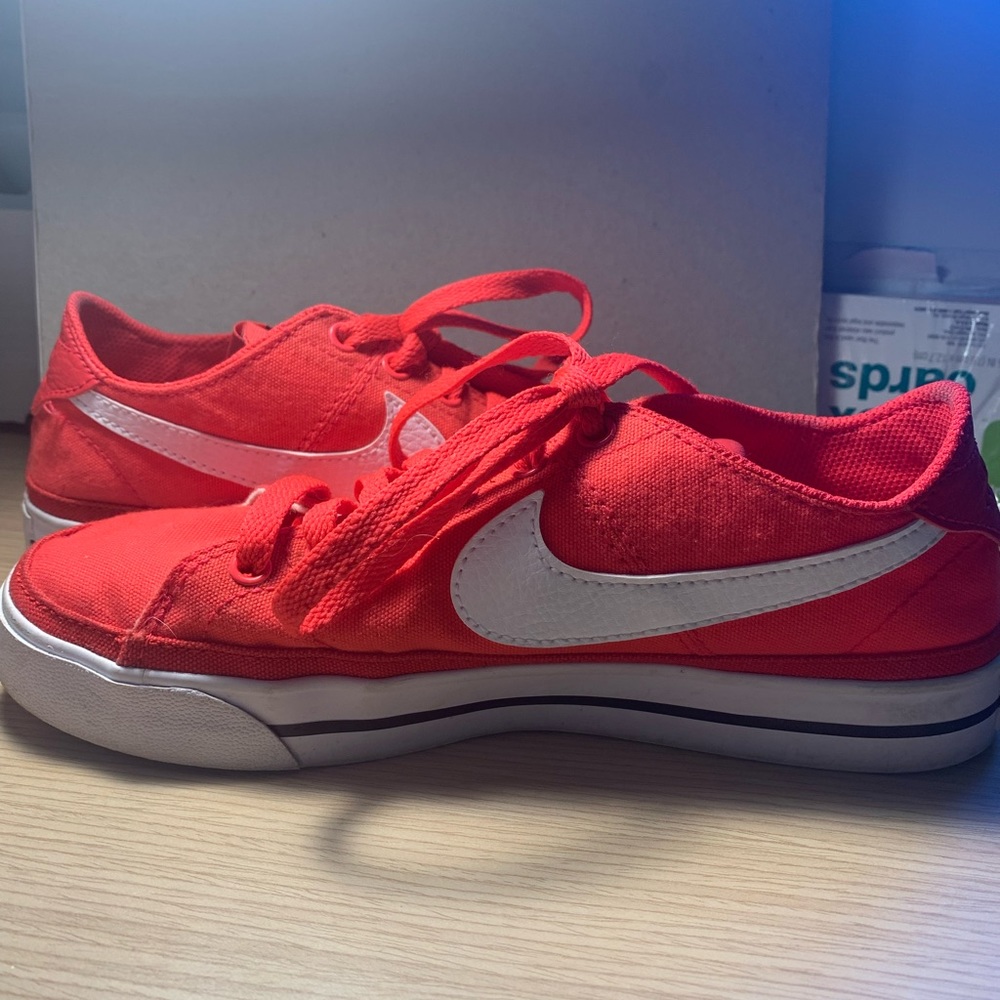 Nike Women's Sneakers in Red and White